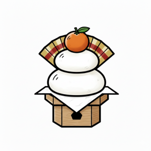 無料素材_日本のお正月（幼児用）